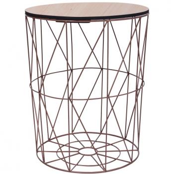 vidaXL Coffee Table Copper 47 cm