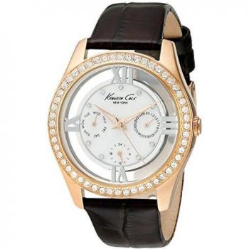 Kenneth Cole Reloj analogico para Mujer de Cuarzo con Correa en Piel IKC2818