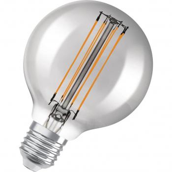 OSRAM LED Vintage 1906, G80, E27, 11 W, gris, 1.800 K, atenuable