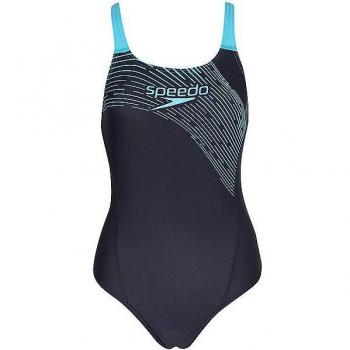 Bañador de natación Speedo Medley Logo 1Pc Mujer Navy/Azul