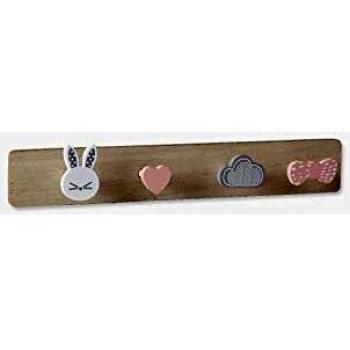 VERTBAUDETPerchero LovelyBeige Claro Liso con motivosUNICA