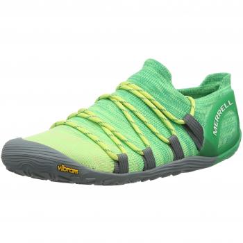 Merrell Vapor Glove 4 3D, Zapatillas Deportivas para Interior para Mujer, Verde Sunny Lime/Beetle, 38.5 EU