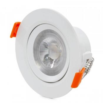 Foco Downlight Circular LED 7W 630Lm 6000ºK 40.000H