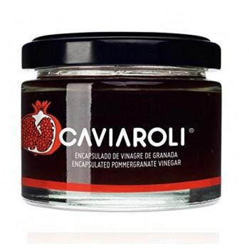 Caviaroli - Encapsulado de Vinagre de Granada - Perlas de Vinagre Gourmet para Aliño o Decoración - 50 g
