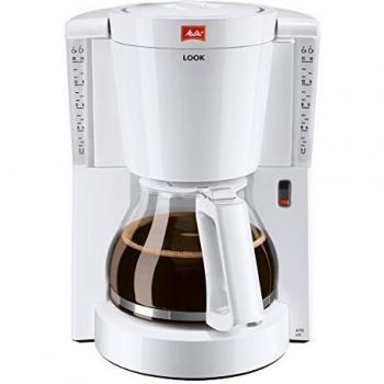 Melitta Look IV Therm Selection Cafetera de Filtro Independiente, 1.25 L, para 10-15 Tazas, Blanco