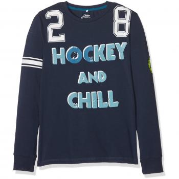 NAME IT Nitjorn Ls Top M Nmt, Camisa Manga Larga para Niños, Azul