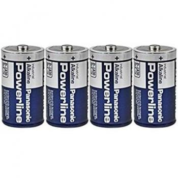 Pilas Alcalinas D Panasonic Powerline, 1.5V, 19.76Ah, Caja de 24 Unidades