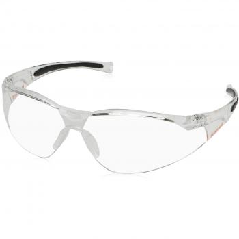 Honeywell 1015369 A800 Sporty Safety Eyewear Frame with Clear Fogban/Anti-Scratch Lens - Translucent
