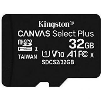 Kingston Canvas Select Plus microSD Card SDCS2/32 GB-3P1A Class 10
