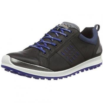 Ecco Men`s Golf Biom Hybrid 2 - Zapatos de golf para hombre, color negro / azul, talla 41