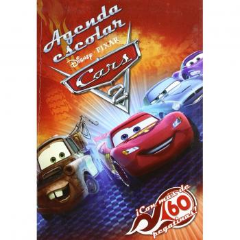Agenda escolar - cars 2