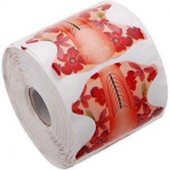 Anself - 500X Pegatinas Moldes Guías Autoadhesivas para Uñas