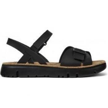 CAMPER Oruga Sandals for Women - Black, Size 36, Smooth Leather