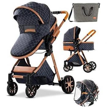 Sillas de paseo Cochecito de bebé Cochecito de bebé reclinable Cochecito de bebé plegable Cuna de bebé Cochecito de recién nacido