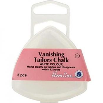 Hemline Tailors Chalk: Vanishing: White