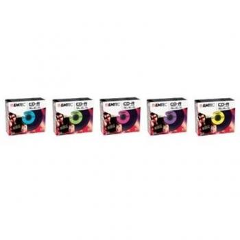 Emtec CD-R Vinil Look - Pack De 10 CD-R Imprimibles
