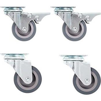 vidaXL Ruedas giratorias 4 unidades 50 mm