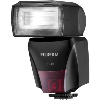Fujifilm EF-42 TTL - Unidad de Flash con Clip, Color Negro