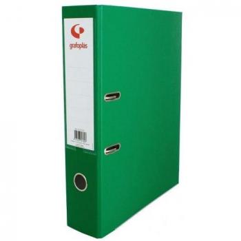 ARCHIVADOR PALANCA 45 COLOR VERDE FOLIO LOMO ESTRECHO 290X350X45 GRAFOCOLOR