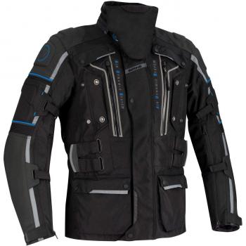 BERING Chaqueta moto SANTIAGO Negro, Negro, L