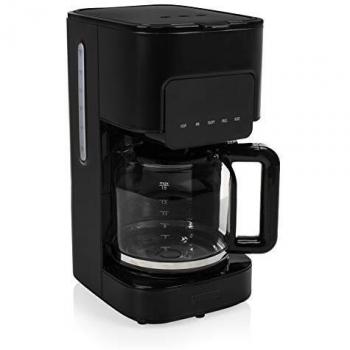 Princess 246014 Cafetera, Jarra de Cristal de 1.5 L para 15 tazas, sistema antigoteo, apagado automático, 900 W, Edición Especial Acero Negro