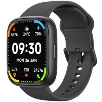 Smartwatch Maxcom Ecowatch 6 Negro 1.83 Bluetooth IP68 Monitoreo de Frecuencia Cardíaca Autonomía de 7 Días