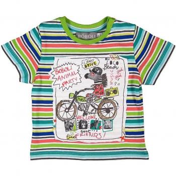 Camiseta Punto Liso Listado Bóboli