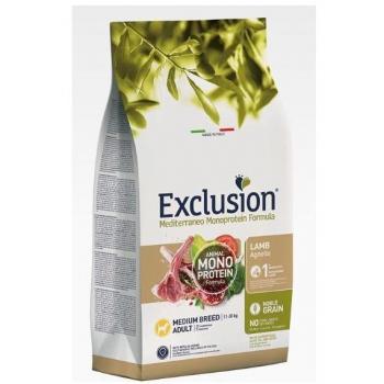 Exclusion Mediterraneo Monoprotein Noble Grain de Cordero para Perros Medianos