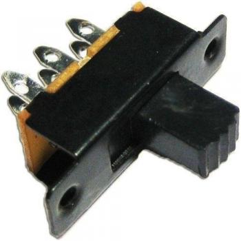 Interruptor deslizante en miniatura - 2 polos 0,5A