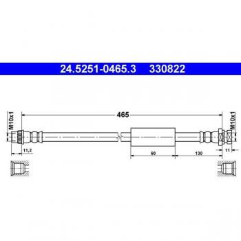 Latiguillo de freno ATE 24.5251-0465.3