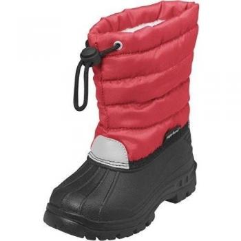 Playshoes Winterstiefel, Moonboots, Schneeschuhe für Kinder, mit Warmfutter - botas de nieve de material sintético infantil, color rojo, talla 26/27 EU