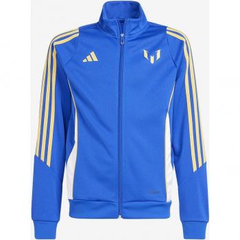 Chaqueta de fútbol Adidas Messi infantil azul, unisex, talla 135-140 cm