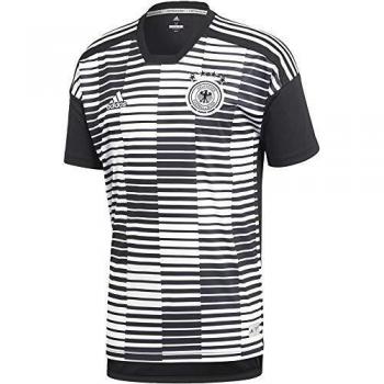adidas Camiseta para Hombre DFB Pre-Match, Hombre, Camiseta, CE6632, Blanco/Negro, Small