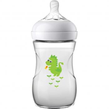 Philips Avent Natural Baby Bottle Dragon Design, 9oz/260ml SCF070/24