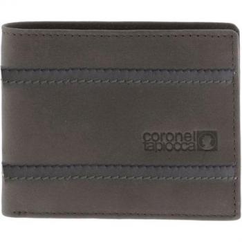 Cartera de hombre Adan de piel color kaki