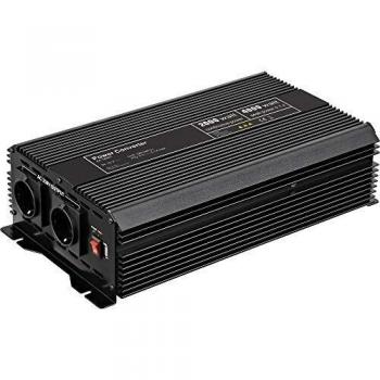 Goobay 2000W Sine Wave Inverter, 12V DC to 230V AC with USB Output