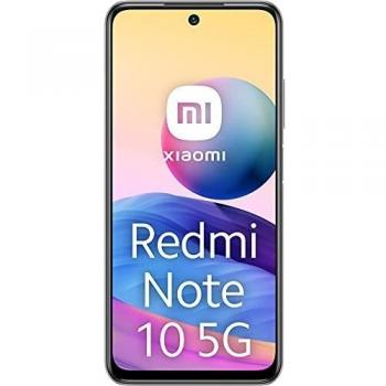 Xiaomi Redmi Note 10 5G Plata Cromada, Pantalla 6.5 90Hz AdaptiveSync DotDisplay, Memoria Interna de 64GB y RAM de 4GB, Triple Cámara Trasera de 48MP, Procesador MediaTek Dimensity 700, Batería de 5000mAh con carga rápida de 22.5W [Versión Española]