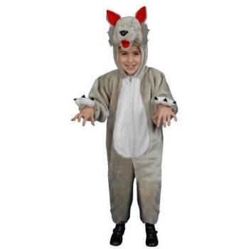 Dress Up America Disfraz de Lobo de Felpa para niños pequeños