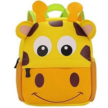 Mochila Infantil para Niños Primaria Pequeña Guardería Mochila Preescolar para Niños de 2-5 Años Dibujo de Animal Lindo