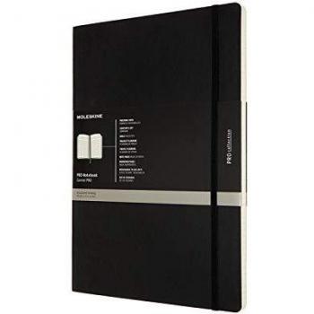 Cuaderno Profesional Moleskine A4 Tapa Blanda Negro 192 Páginas