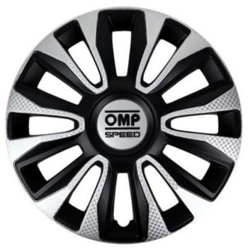 Tapacubos OMP Magnum Negro 13 ABS (acrilnitrilo-butadienstirol copolimerisado)