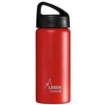 Botella Térmica de Boca Ancha 0.5L en Acero Inoxidable - Modelo Classic Rojo