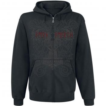 Amon Amarth Viking Horde Sudadera capucha con cremallera Negro 3XL