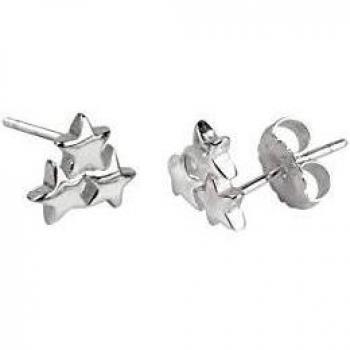 VIDAL & VIDAL Pendientes Plata 1ª Ley 925 Estrellas