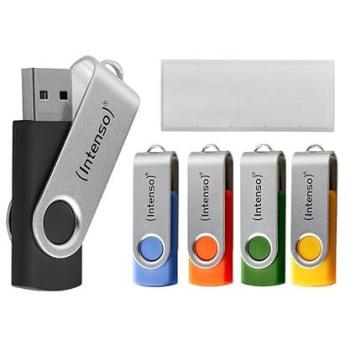 Memoria USB Intenso Office Line 16GB Multipack x5, USB-A 3.2, Colores Surtidos