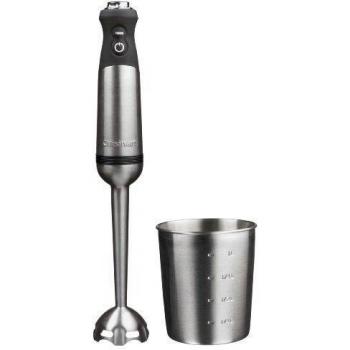 Cuisinart CSB801E - Batidora de varilla 4 en 1, de acero pulido, color gris
