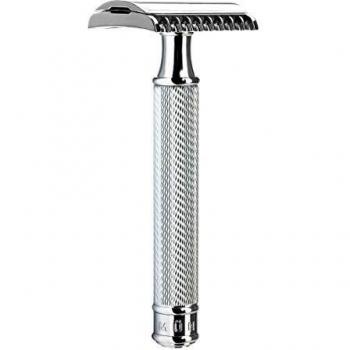 Maquinilla de Afeitar Clásica Mühle R41 Peine Abierto - Máquina De Afeitar Tradicional Silver, diseño clásico, cabezal de peine abierto, fabricada en Alemania, mango ergonómico, compatible con hojas