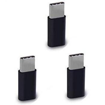 USB-C a Micro USB adaptador convertir conector para HTC 10, LG G5, Nexus 5 X, Nexus 6P, OnePlus 3 con resistencia de 56 K, aprobado para hacer frente a USB tipo C estándar