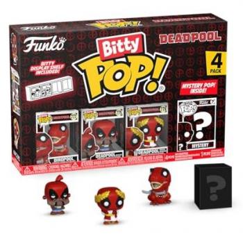 Funko Bitty Pop! Deadpool: Dinopool, Barista & Roman Senator 4-Pack