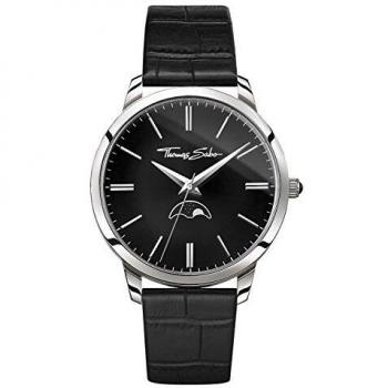 Spirit Moonphase Movement Black Leather Men's Watch